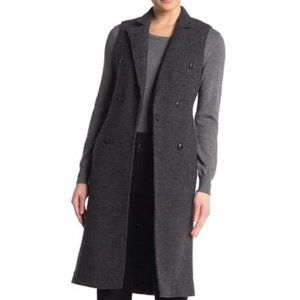 Rag & Bone Faye Longline Double Breasted Wool Vest